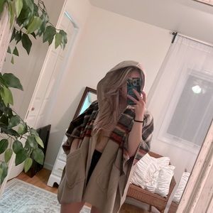Abercrombie hooded poncho